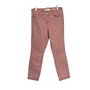 Jennifer Simpson | Women’s Forever Rolled Skinny Pink Denim Jeans 29